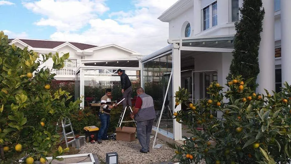 Kızılağaç cam balkon uygulaması